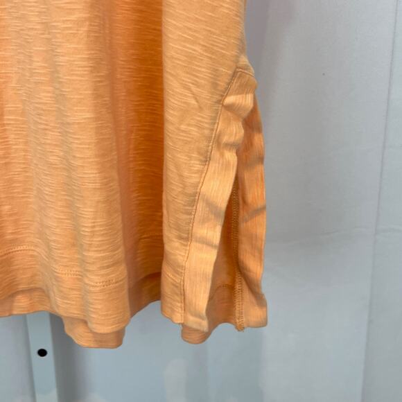 J. JILL Pima Cotton Sleeveless Tunic Tank Top Orange Peach Size XL - Picture 4 of 9